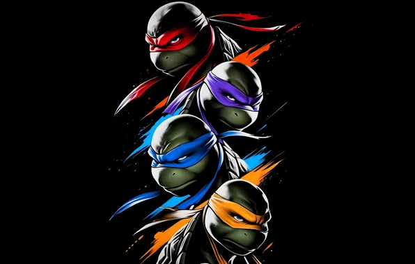 Mask, hero, headband, ninja, Teenage mutant ninja turtles, Rafael, bug, turtles