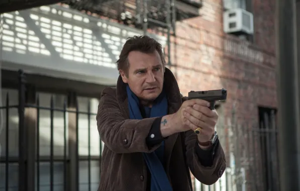 Picture Liam Neeson, A walk among the tombstones, People are afraid of the wrong, what is …