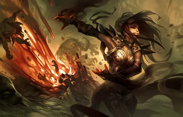 Girl, the explosion, costume, MAG, Diablo 3, Wizard