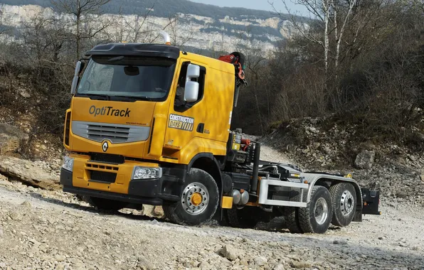 Large, truck, Renault, Reno, Optitrack, Premium Lander