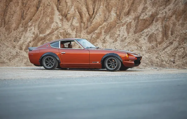 Picture sport, orange, datsun, 280z