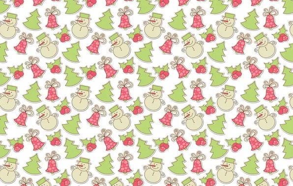 Background, holiday, texture, art, New year, snowman, herringbone