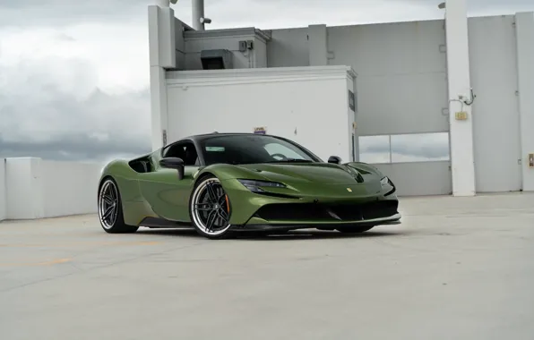 Picture Ferrari, Green, SF90