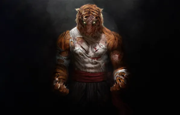 Tiger, Fantasy, Art, Art, Tiger, Fiction, Beast, Illustration