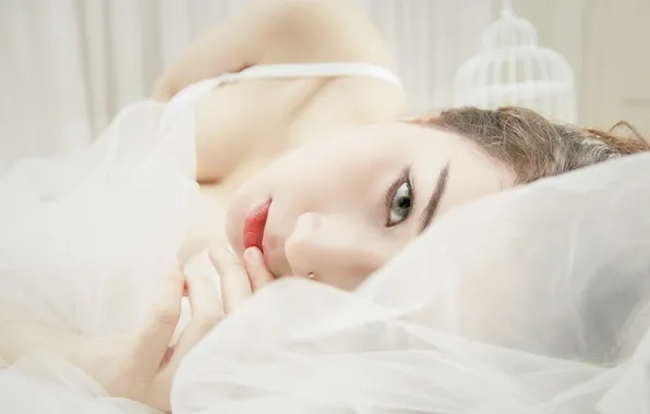 Look, girl, background