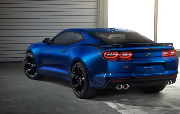 Chevrolet, Camaro SS, rear view, 2019