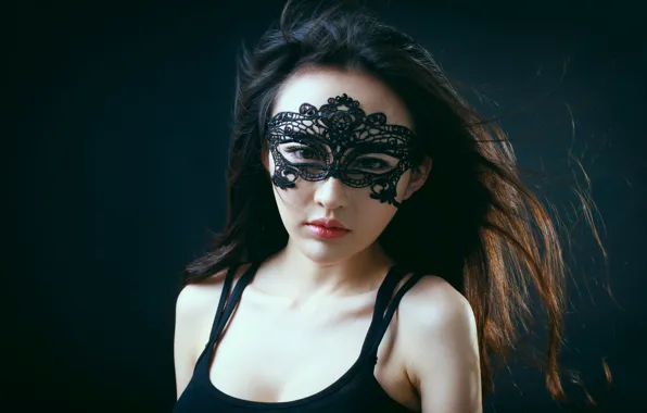 Look, girl, style, mask, Asian