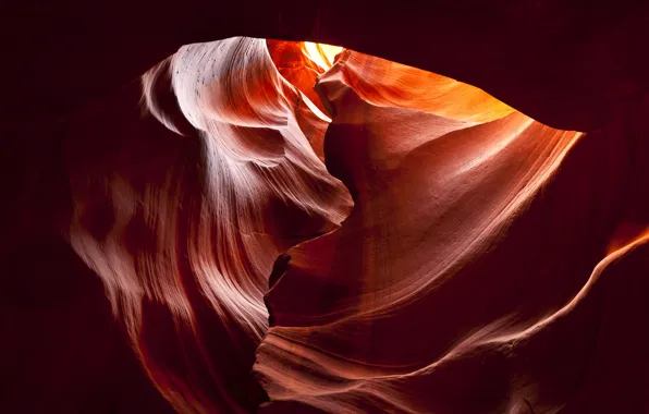 Picture light, paint, AZ, gorge, USA, antelope canyon