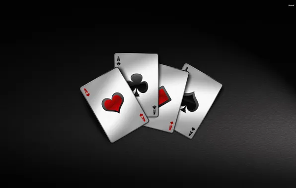 Picture card, the game, 4 aces