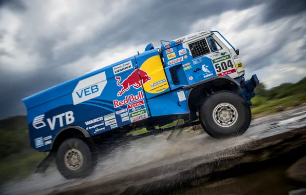 Picture Sport, Speed, Truck, Race, Master, Squirt, Russia, Kamaz