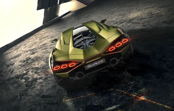 Picture Lamborghini, supercar, hybrid, Later