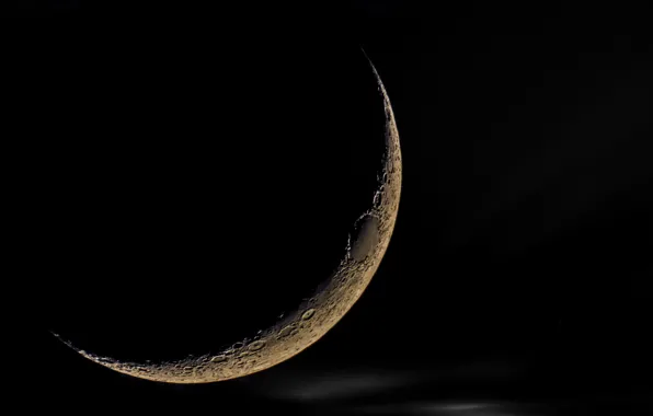 Night, the moon, satellite, Moon