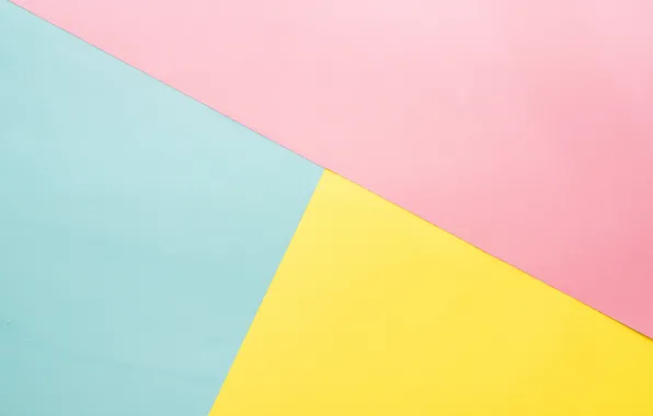 Picture line, yellow, abstraction, blue, pink, geometry