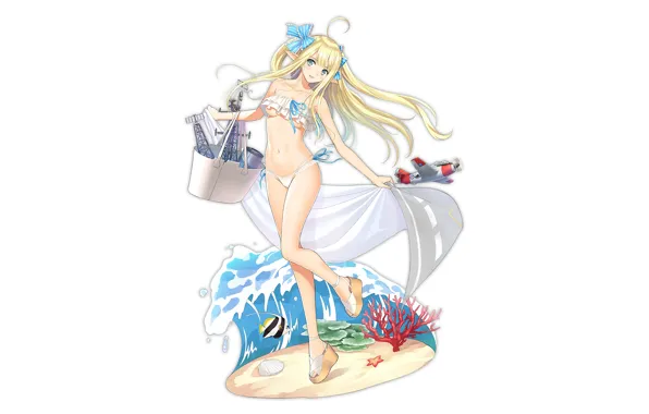 Picture girl, sexy, boobs, anime, beautiful, pretty, blonde, breasts