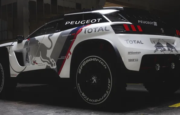 Auto, Machine, Peugeot, Red Bull, New, Rally, Dakar, Dakar