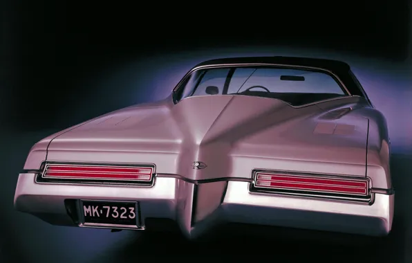Retro, 1971, back, Riviera, Buick, General Motors