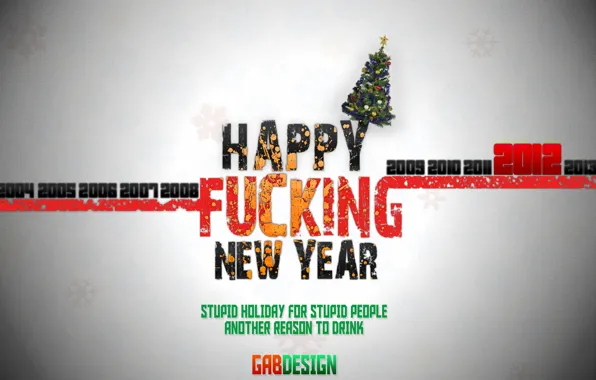 Picture new year, happy, gabdesign, chechen design, rule, new 2012