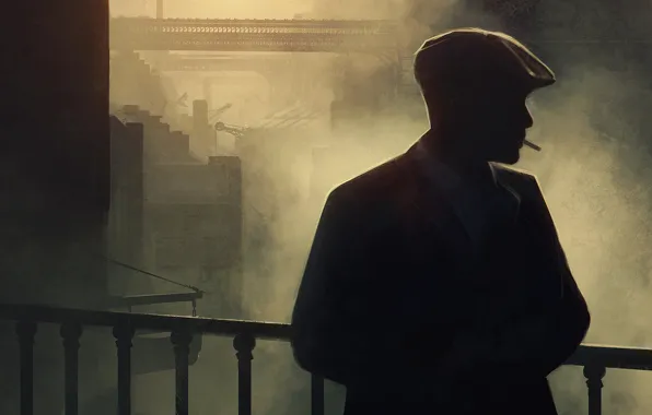 Picture the series, art, Cillian Murphy, Peaky blinders, Peaky Blinders, Tommy Shelby