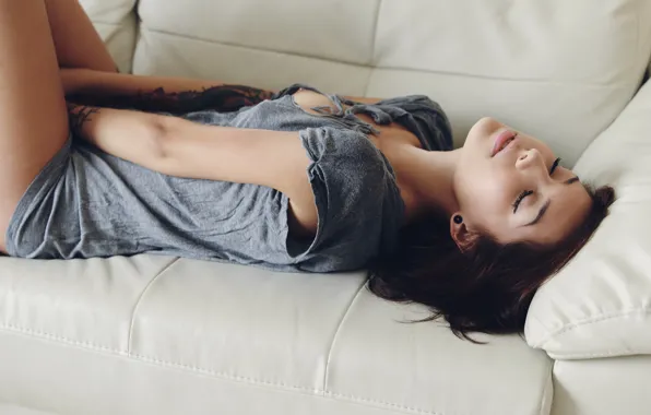 Face, model, hair, figure, lies, Luisa