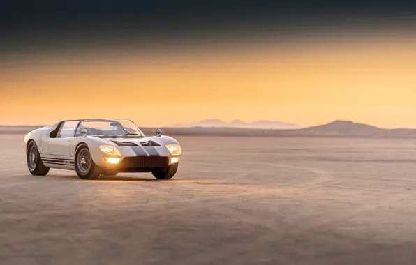 Roadster, Ford, Prototype, the evening, Ford GT, 1965, GT40