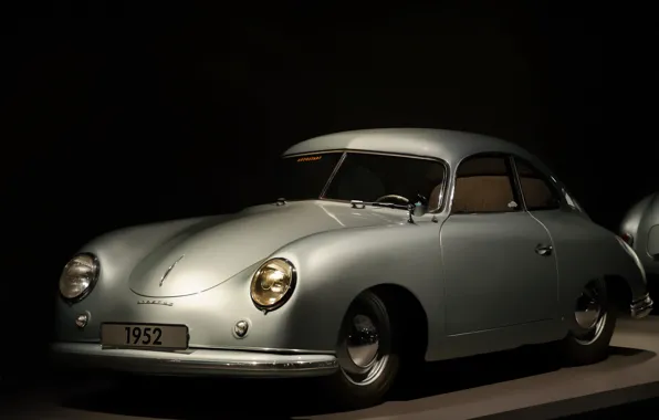 Machine, retro, background, Porsche 1952