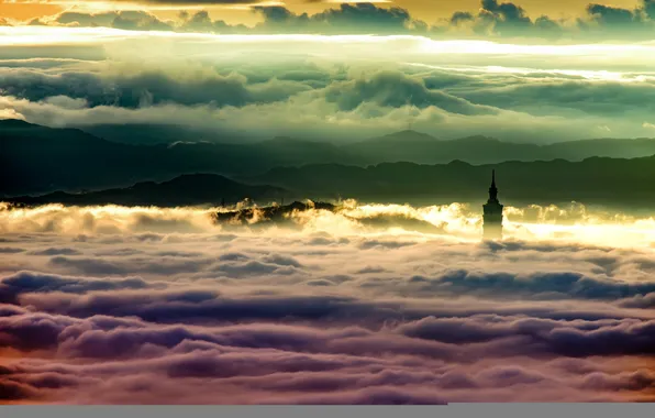 Picture Taiwan, Taipei, Sea clouds