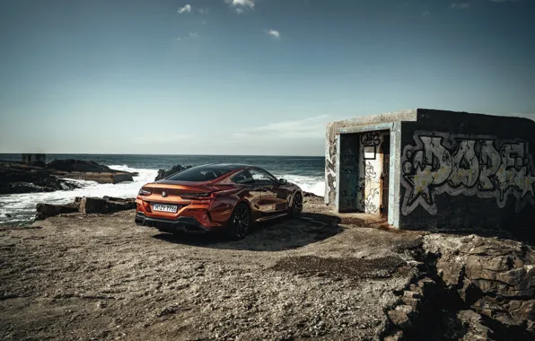 Picture shore, coupe, BMW, Coupe, 2018, 8-Series, dark orange, M850i xDrive