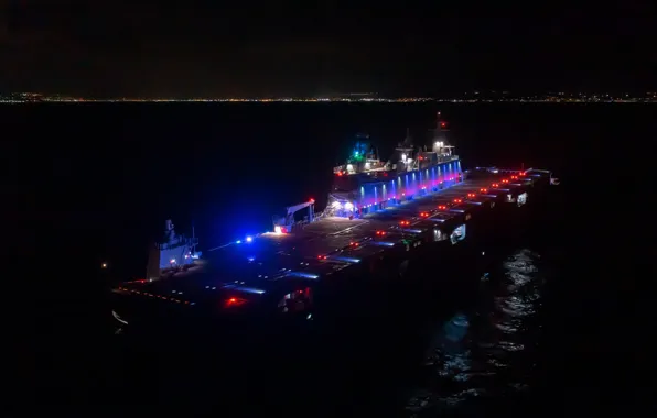 Night, Turkey, UDC, TCG Anadolu