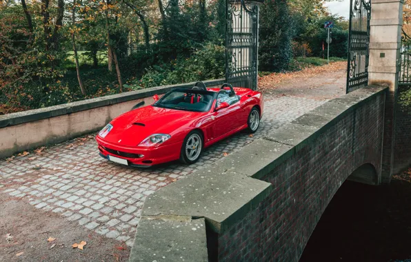 Picture Ferrari, 550, sports car, Ferrari 550 Barchetta Pininfarina