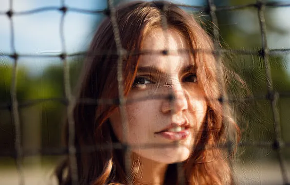 Eyes, look, background, hair, lips