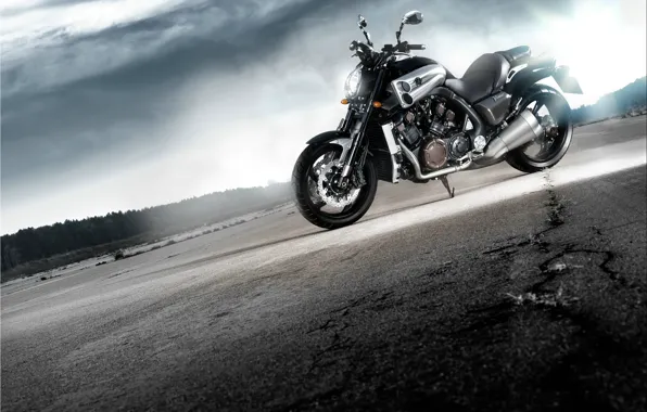 Picture motorcycle, Yamaxa, Yamaha V-max