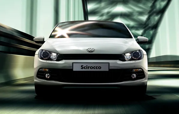 Machine, bridge, speed, German, Volkswagen Scirocco