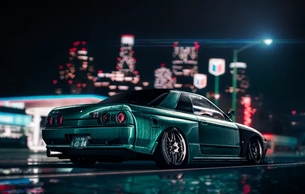 Auto, The game, Machine, Car, NFS, Art, Night, Game