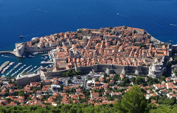 Sea, the city, Croatia, Adriatica, Dubrovnik, Jadran