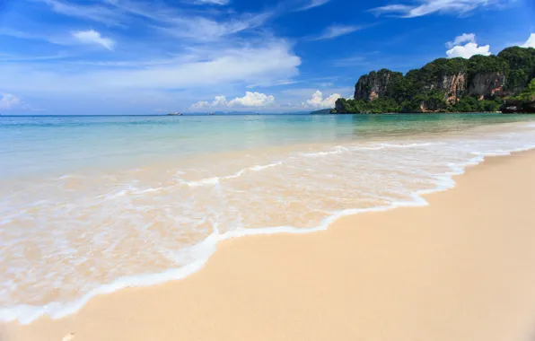 Sand, sea, wave, beach, summer, summer, beach, sea