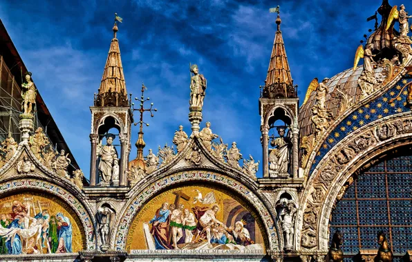 Italy, Venice, The Cathedral Of St. Mark