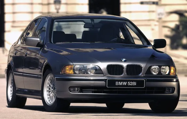 Car, auto, BMW, wallpapers, the front, E39, Sedan, 5 Series