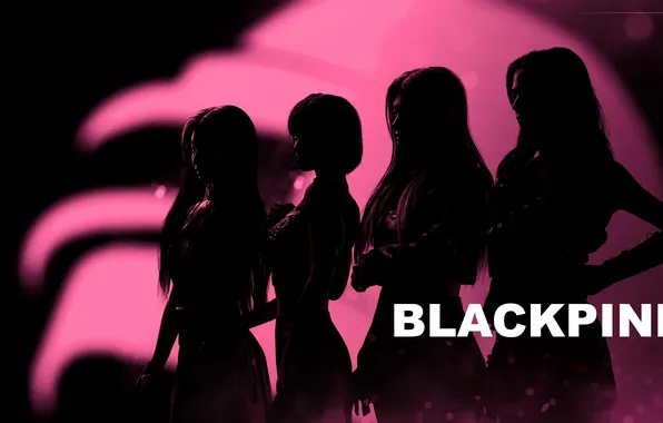 Music, Rose, Silhouette, Lisa, Jenny, Blackpink, Jisoo, Pink aesthetic