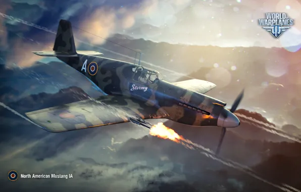 Picture fighter, North American, World of Warplanes, WoWp, Wargaming, Mustang IA