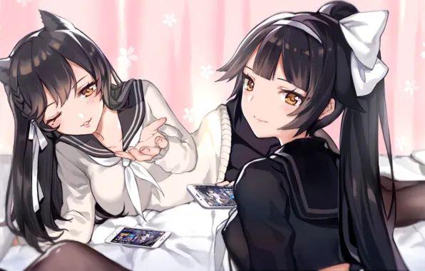 Wallpaper Azur Lane, brunette, girl