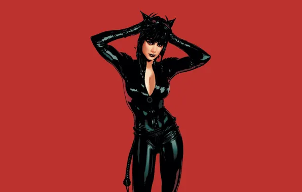 Cat, black, woman, costume, black, whip, comics, woman