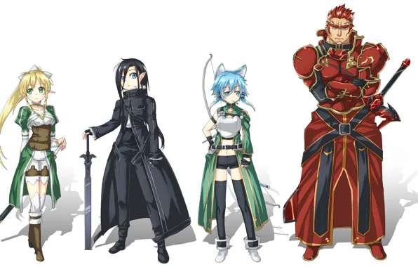 Sword, game, anime, fairy, katana, amour, man, ken