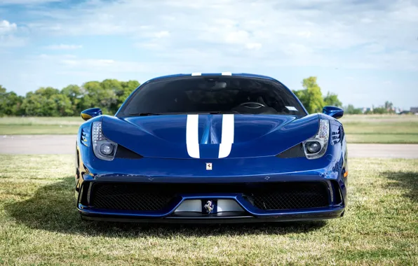 Ferrari, 458, front, view, Speciale