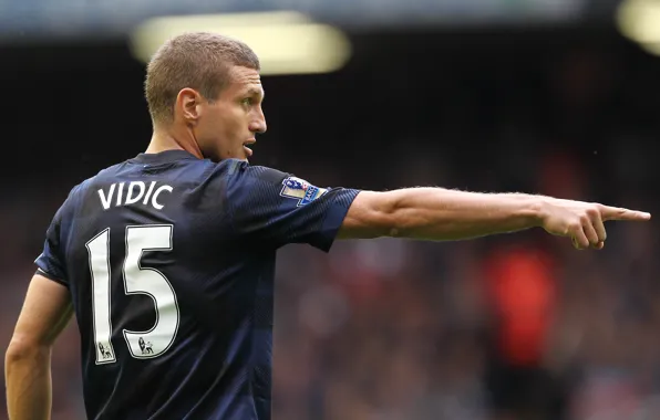 Picture star, football, manchester united, Vidic, old trafford, 13/14