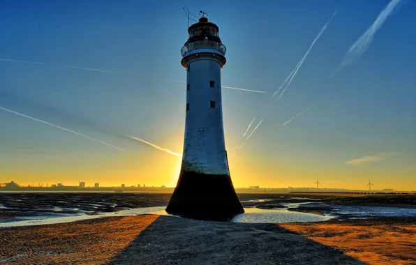 Picture England, Perch Rock, New Brighton, New Brighton Lighthouse