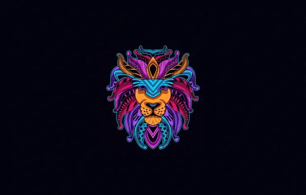 Color, Minimalism, Style, Leo, Background, Face, Art, Art