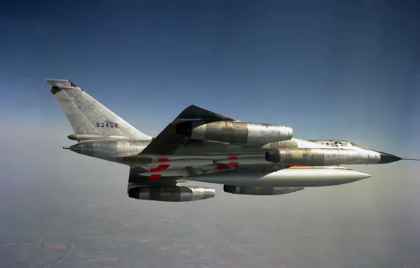 Bomber, first, supersonic, far, Convair, in the world, B-58 Hustler