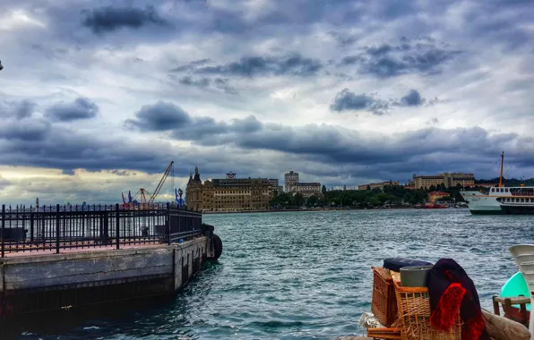 City, sea, station, train, history, haydarpasa, Istanbul.turkey