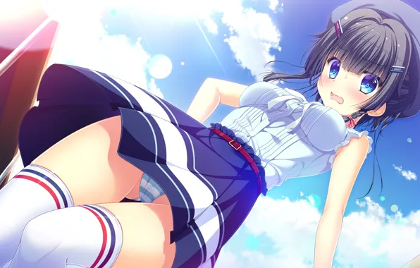 Girl, Panties, Skirt, Tenpure!!
