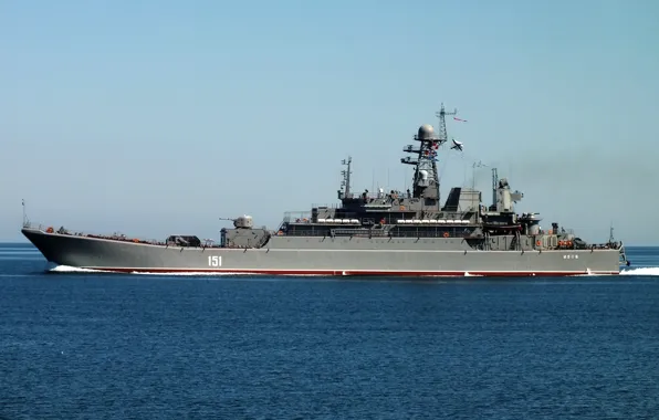 Large, landing ship, &ampquot;Azov&ampquot;, The black sea fleet